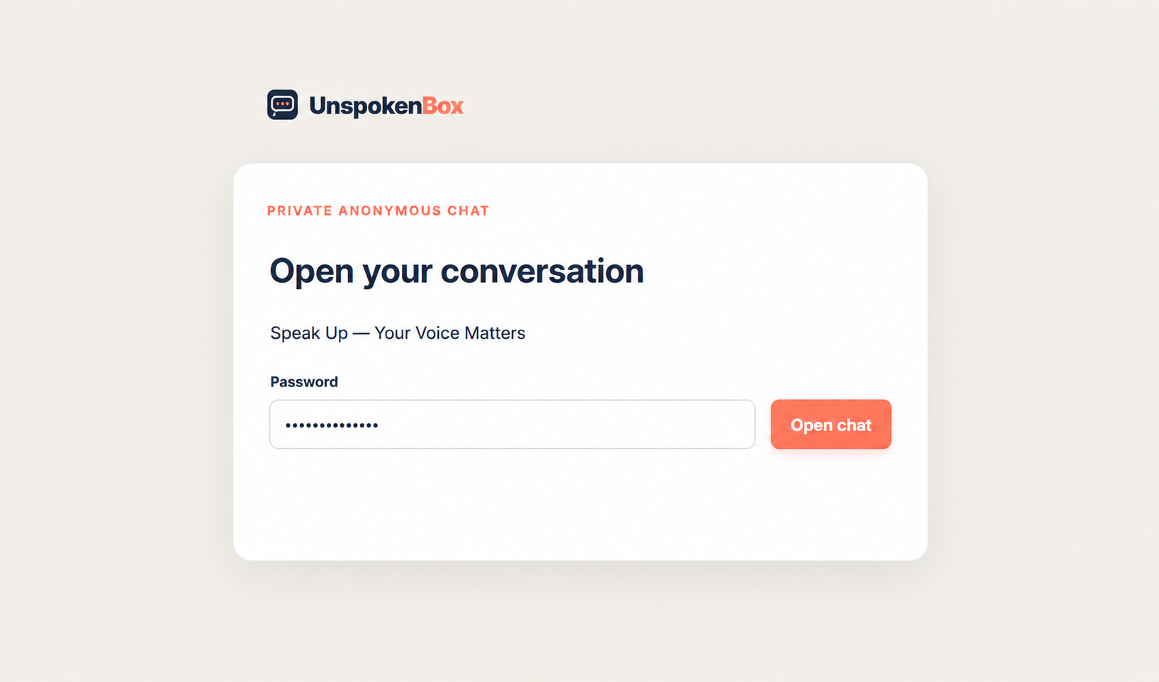 3. Open your conversation