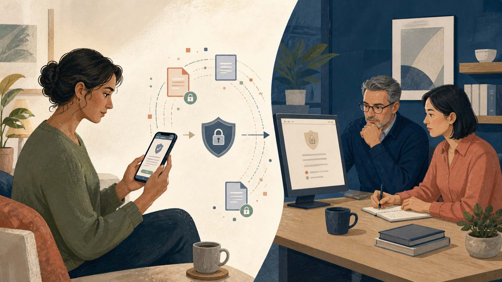 An employee sends a protected whistleblowing report to a trusted review team